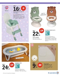 Offre WC dans le catalogue E.Leclerc du moment à la page 7