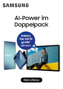 Aktueller Samsung Prospekt "AI - Power im Doppelack" Seite 1 von 1 Seite für Künzelsau