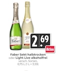 Sekt halbtrocken im Angebot bei Hieber in Freiburg Sekt halbtrocken Angebote von Faber bei Hieber Freiburg für 2,69 €