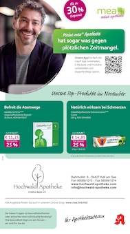 Aktueller mea - meine apotheke Prospekt "Unsere November-Angebote" Seite 1 von 4 Seiten für Kell