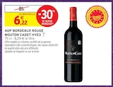 AOP Bordeaux Rouge HVE3 - MOUTON CADET - Intermarché Hyper à Perpignan AOP Bordeaux Rouge HVE3 - MOUTON CADET en promo chez Intermarché Hyper Perpignan à 6,22 €