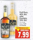 Rum, 40% Vol. oder Eierlikör, 16% Vol. von Pott im aktuellen E center Prospekt