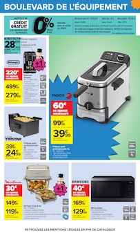 Promotion Friteuse dans le prospectus Carrefour, valable du 29/09/2026 au 12/10/2026 Promo Friteuse dans le catalogue Carrefour du moment à la page 72