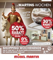 Aktueller Möbel Martin Möbel & Einrichtung Prospekt in Horschbach und Umgebung, "ST. MARTIN TEILT DIE PREISE!" mit 12 Seiten, 03.11.2025 - 15.11.2025