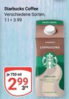 Coffee im Angebot bei GLOBUS in Wolfenbüttel Coffee Angebote von Starbucks bei GLOBUS Wolfenbüttel für 2,99 €
