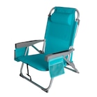 Chaise de plage multipostions - CARREFOUR - Carrefour à Épinal Chaise de plage multipostions - CARREFOUR en promo chez Carrefour Épinal à 39,99 €