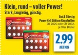 Power Cell Lithium Knopfzellen CR 2025 Angebote von Gut & Günstig bei diska Dresden für 2,99 €