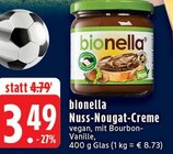 Nuss-Nougat-Creme Angebote von bionella bei EDEKA Mönchengladbach für 3,49 €