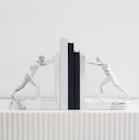 Lot de 2 serre-livres statuette dans le catalogue B&M
