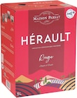 IGP Hérault Rouge - Maison Parsat en promo chez Bi1 Aix-les-Bains à 9,95 €