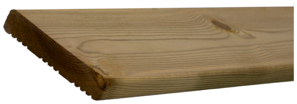 Lame de terrasse "lemhi" pin teinté vert