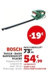 Taille - haies Easyhedgecut filaire - Bosch dans le catalogue Super U