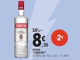 Vodka - SOBIESKI en promo chez E.Leclerc Fontenay-sous-Bois à 8,35 €