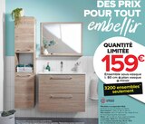 Castorama - Meubles à suspendre Noé : offre du catalogue Promo Meubles à suspendre Noé à 159,00 € dans le catalogue Castorama "Des prix pour tout embellir"