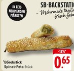 Börekstick Spinat-Feta bei EDEKA im Friesenheim Prospekt für 0,65 €