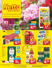 Balkonpflanzen im Netto Marken-Discount Prospekt "Aktuelle Angebote" mit 50 Seiten (Wiesbaden)