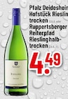 Pfalz Deidesheimer Hofstück Riesling trocken Q.b.A. bei Trinkgut im Hemsbach Prospekt für 4,49 €