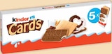 Biscuits Cards - KINDER en promo chez Intermarché Créteil à 1,39 €