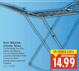 Wäscheständer Nova von Gimi für 14,99 € bei E center im Angebot Wäscheständer Nova von Gimi im aktuellen E center Prospekt