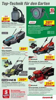 Rasenmäher im toom Baumarkt Prospekt "Respekt, wer's selber macht." mit 32 Seiten (Wolfsburg)