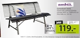 Aktuelles Gartenbank Zwetl Angebot bei Zurbrüggen in Essen ab 119,00 €