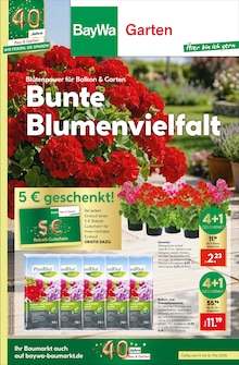 BayWa Bau- und Gartenmärkte Prospekt Bunte Blumenvielfalt mit  Seiten in Winterbach und Umgebung