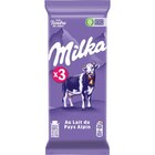 Tablettes de chocolat "x3" - MILKA - Carrefour Market à Échirolles Tablettes de chocolat "x3" - MILKA en promo chez Carrefour Market Échirolles à 4,59 €