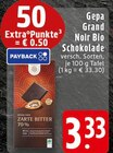 Grand Noir Bio Schokolade bei EDEKA im Wallenhorst Prospekt für 3,33 €