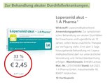 LINDA Bramsche - Loperamid akut Angebot im Prospekt Loperamid akut bei LINDA im Bramsche Prospekt für 2,50 €