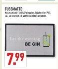Aktuelles FUSSMATTE Angebot bei Marktkauf in Gelsenkirchen ab 7,99 €