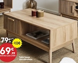 Table basse en promo chez Maxi Bazar Issy-les-Moulineaux à 69,99 €