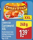 Rostbratwurst XXL von Currystar für 1,39 € bei ALDI Nord im Angebot Rostbratwurst XXL von Currystar im aktuellen ALDI Nord Prospekt