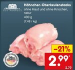 Aktuelles Hähnchen-Oberkeulensteaks Angebot bei Netto Marken-Discount in Reutlingen ab 2,99 €