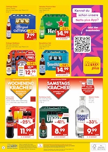 Erdinger im Netto Marken-Discount Prospekt "DER ORT, AN DEM DU IMMER AUSGEZEICHNETE PREISE FINDEST." mit 2 Seiten (Saarbrücken)