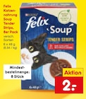 Katzennahrung Soup Tender Strips im Angebot bei Netto Marken-Discount in Neubrandenburg Katzennahrung Soup Tender Strips Angebote von Felix bei Netto Marken-Discount Neubrandenburg für 2,00 €