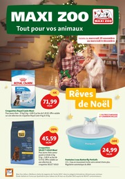 Prospectus Maxi Zoo à La Falaise, "MAXI ZOO Tout pour vos animaux", 17 pages, 29/11/2023 - 06/12/2023