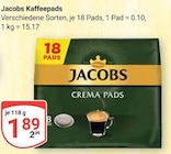 Kaffeepads Angebote von Jacobs bei GLOBUS Altenburg für 1,89 €