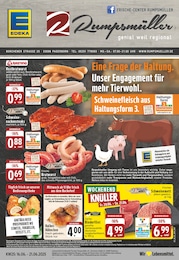 Supermarkt Prospekt von EDEKA Paderborn EDEKA Prospekt: "Aktuelle Angebote", 24 Seiten, 16.06.2025 - 21.06.2025