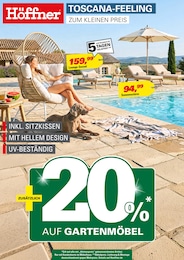 Höffner Prospekt für Bornheim: "TOSCANA-FEELING ZUM KLEINEN PREIS", 1 Seite, 01.07.2026 - 07.07.2026