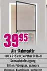 Alu-Rahmentür im Angebot bei Hornbach in Trier Alu-Rahmentür Angebote bei Hornbach Trier für 39,95 €