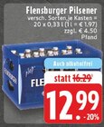 Pilsener Angebote von Flensburger bei EDEKA Kevelaer für 12,99 €