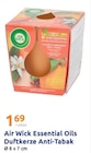 Essential Oils Duftkerze Anti-Tabak im Action Prospekt Essential Oils Duftkerze Anti-Tabak von Air Wick im aktuellen Action Prospekt für 1,69 €