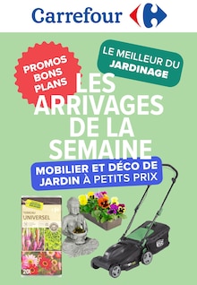 Catalogue Carrefour de la semaine "LES ARRIVAGES DE LA SEMAINE" avec 1 page, valide du 01/01/2026 au 31/10/2026 pour Sérignan et alentours Prospectus Carrefour de la semaine "LES ARRIVAGES DE LA SEMAINE" avec 1 page, valide du 01/01/2026 au 31/10/2026 pour Sérignan et alentours
