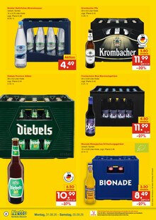 Krombacher im Netto Marken-Discount Prospekt "DER ORT, AN DEM DU IMMER AUSGEZEICHNETE PREISE FINDEST." mit 6 Seiten (Ratingen)