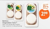 Ziegenkäse Taler im Angebot bei tegut in Nordhausen Ziegenkäse Taler Angebote von Bettine bei tegut Nordhausen für 2,99 €