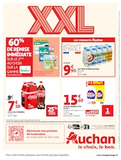 Promos Coca-Cola dans le catalogue "XXL" de Auchan Hypermarché Coca-Cola en promo dans le catalogue Auchan Hypermarché à la page 48