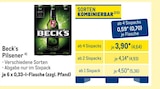 Aktuelle Becks Angebote bei Metro in Koblenz Aktuelles Pilsener Angebot bei Metro in Koblenz ab 4,64 €