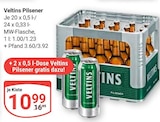 Pilsener im Angebot bei GLOBUS in Hanau Pilsener Angebote von Veltins bei GLOBUS Hanau für 10,99 €