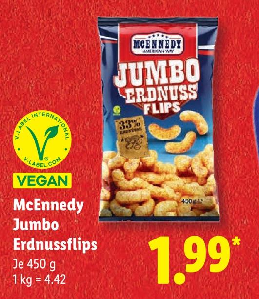 Jumbo Erdnussflips