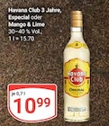 Aktuelle Havana Club Angebote bei GLOBUS in Gotha Aktuelles 3 Jahre, Especial oder Mango & Lime Angebot bei GLOBUS in Gotha ab 10,99 €